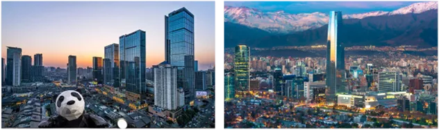 Chengdu y Santiago